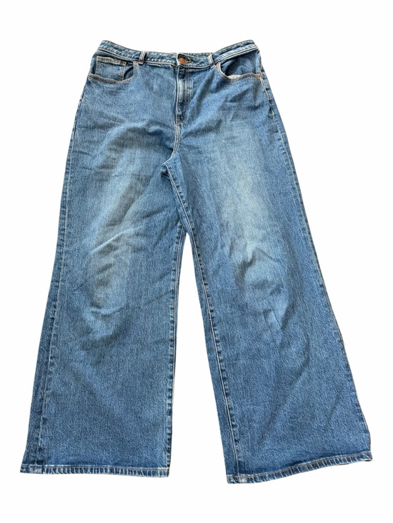 PINK Victoria's Secret Denim - Victoria’s Secret Pink Wide Leg Jeans Women’s Size 18 High Rise Blue Denim